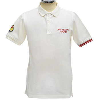 ABARTH 595 Polo Shirts White