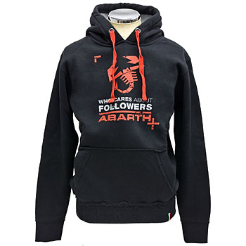 ABARTH純正フーディ-FOLLOWERS/ブラック-<br><font size=-1 color=red>09/20到着</font>