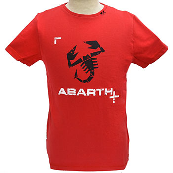 ABARTH T-Shirts-Logo/Red-