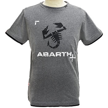 ABARTH T-Shirts-LOGO/Grey-