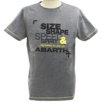 ABARTH½ãÀµSIZE SHAPE SPEED & SPIRIT T¥·¥ã¥Ä/¥°¥ì¡¼<br><font size=-1 color=red>07/14ÅþÃå</font>