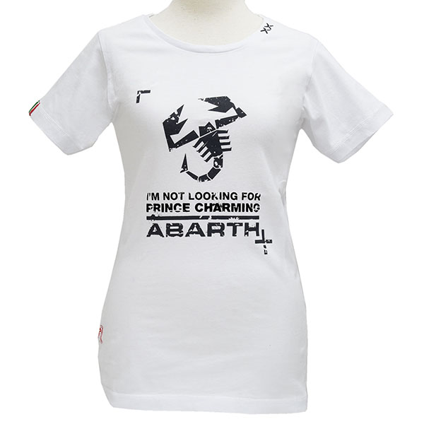 ABARTH LADY T-shirts-PRINCE CHARMING/White-