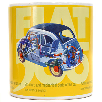 FIAT 500¥Þ¥°¥«¥Ã¥×(Yellow 500)