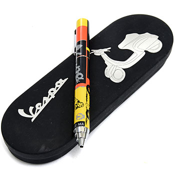 Vespa Official Ballpoint Pen-Yellow-