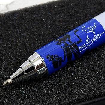 Vespa Official Ballpoint Pen-Blue-