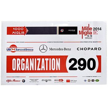 1000 MIGLIA 2014オーガナイザー用ステッカー