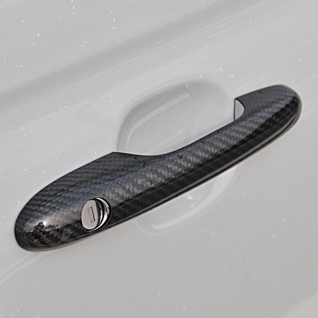 ABARTH 500 Carbon Door Handle Cover (RHD) by THREE HUNDRED