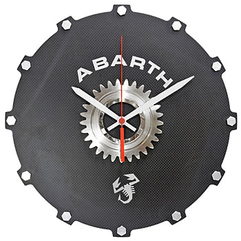 ABARTH Carbon Wall Clock-Biposto-