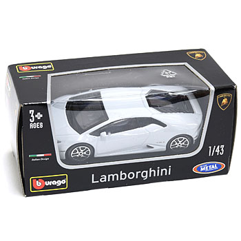 1/43 Lamborghini Huracan Miniature Model (Gray)
