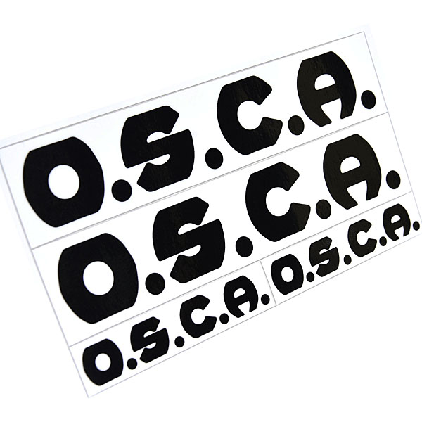 O.S.C.A.ロゴステッカー(4枚組)