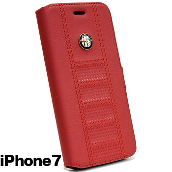 Alfa Romeo iPhone7/6/6s Book Type Case(Red)