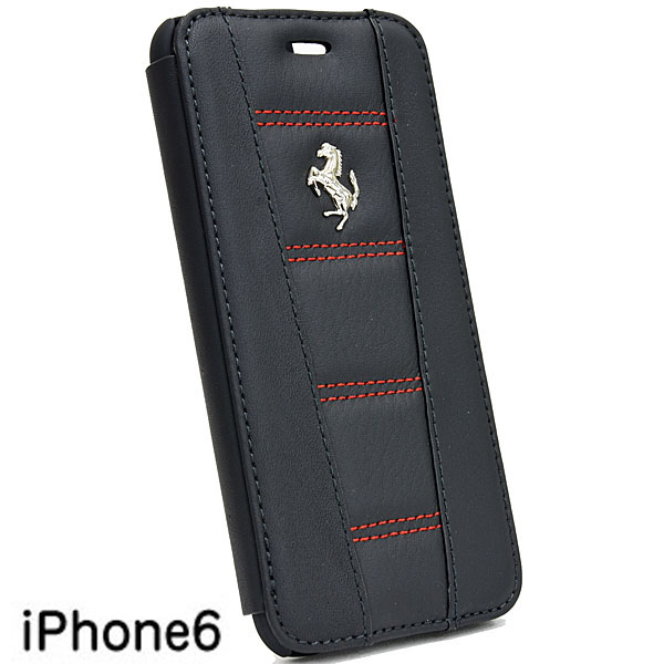 Ferrari½ãÀµ iPhone6/6s¥ì¥¶¡¼¥Ö¥Ã¥¯¥¿¥¤¥×¥±¡¼¥¹-458/¥Ö¥é¥Ã¥¯/¥ì¥Ã¥É¥¹¥Æ¥Ã¥Á-