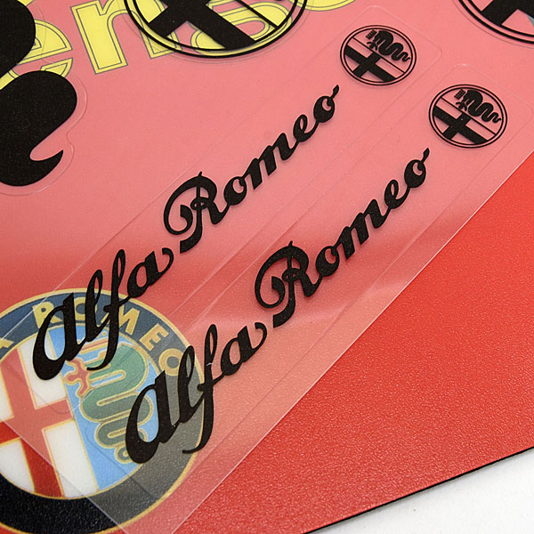 Alfa Romeo Sticker Set(Black)