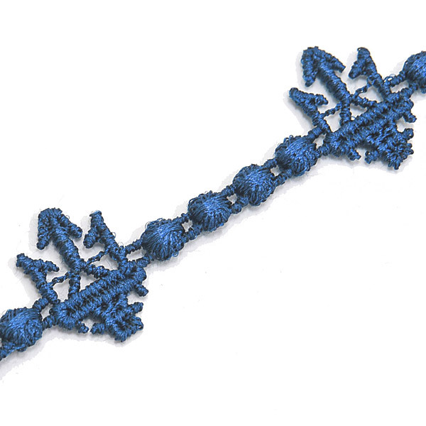 MASERATI TRIDENTE Lace Bracelet by Cruciani (Navy)