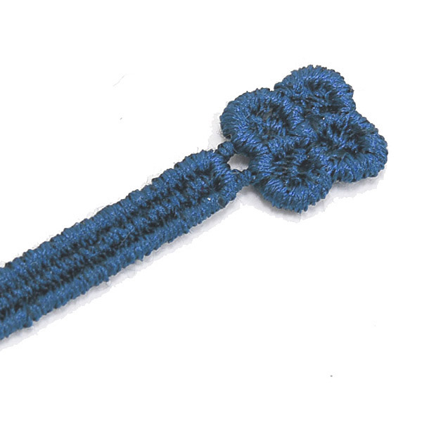 MASERATI TRIDENTE Lace Bracelet by Cruciani (Navy)