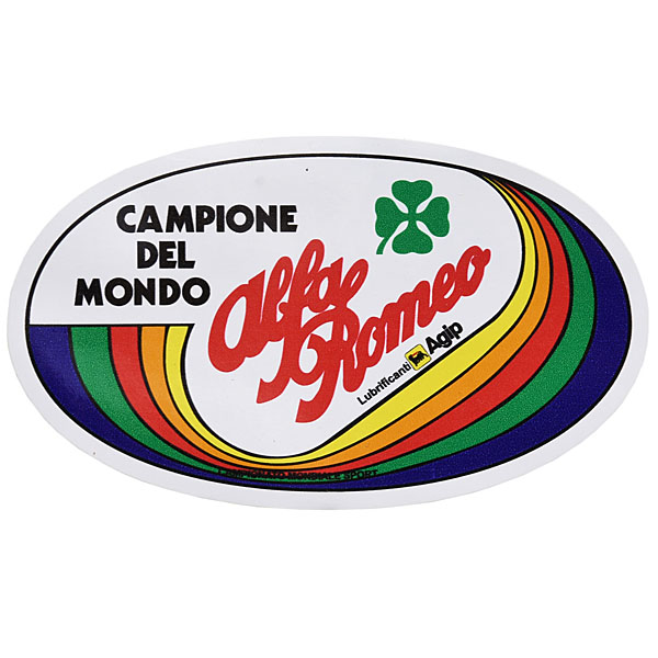 Alfa Romeo Campione del Mondo Sticker(Oval)