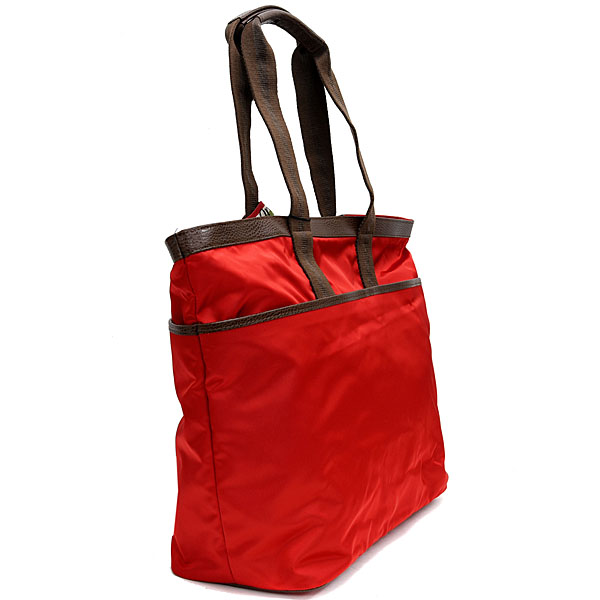 Alfa Romeo Tote Bag (Red/Brown) by Orobianco