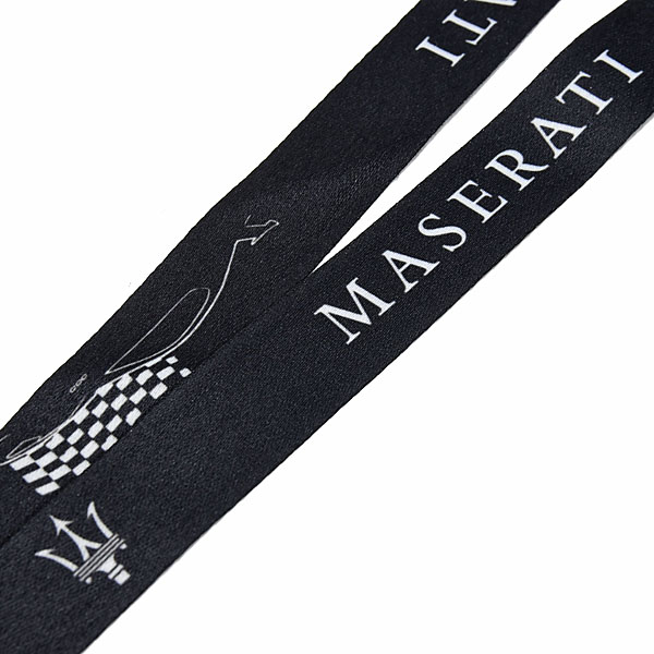 MASERATI Neck Strap (MC Logo) Black