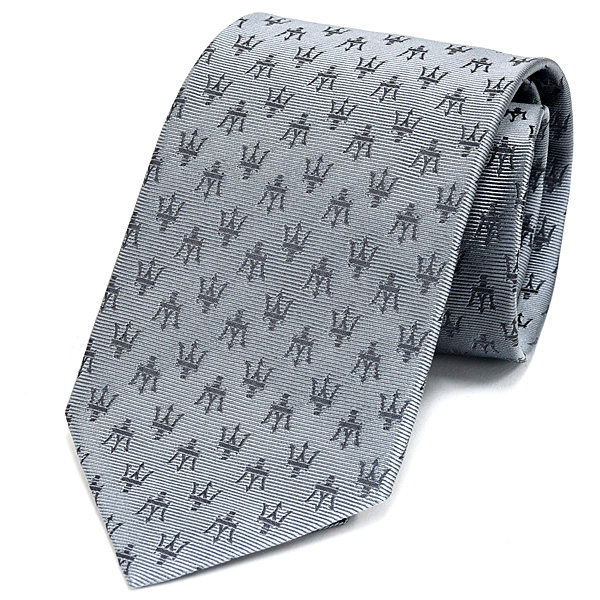 MASERATI TRIDENTE Neck-Tie(Grey)