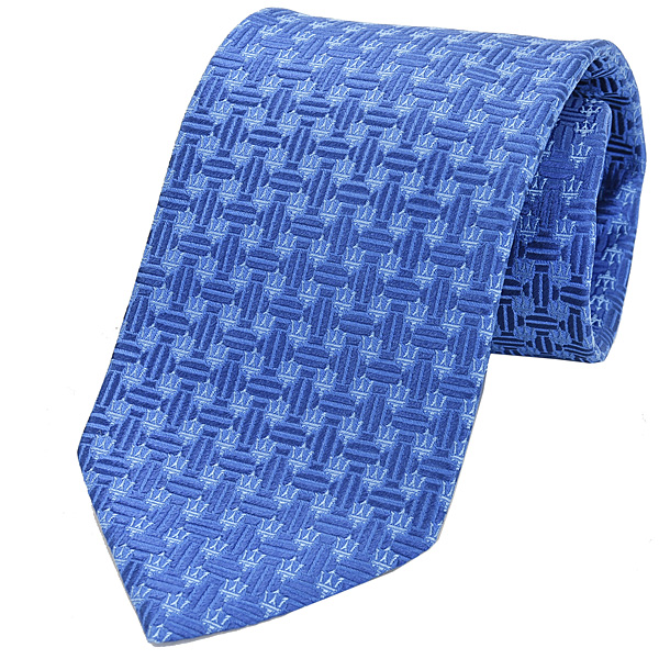 MASERATI TRIDENTE Neck Tie(Blue)
