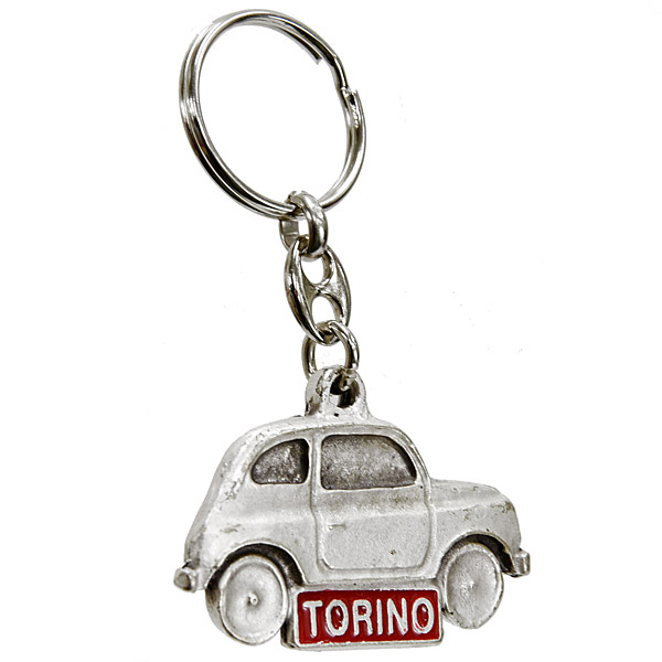 FIAT 500 Shaped Keyring