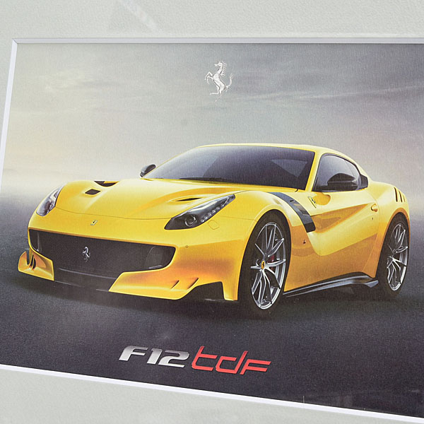 Ferrari F12 tdf Presentation Card with Frame