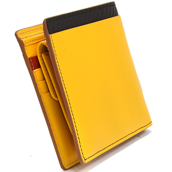 Ferrari Leather Wallet(Yellow)by TODS