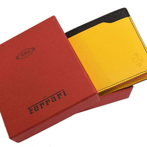 Ferrari Leather Wallet(Yellow)by TODS