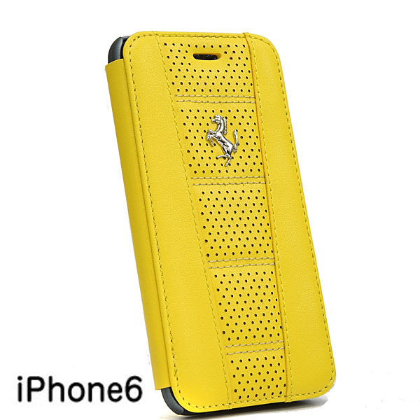 Ferrari½ãÀµ iPhone6/6s ¥ì¥¶¡¼¥Ö¥Ã¥¯¥¿¥¤¥×¥±¡¼¥¹-458/¥¤¥¨¥í¡¼-