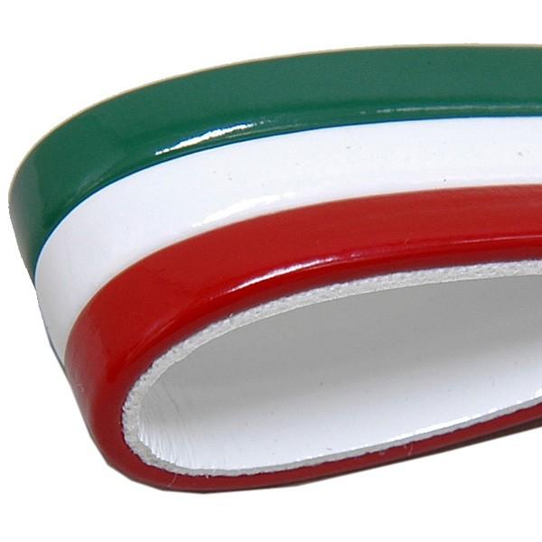 Alfa Romeo Tricolor Keyring(New Monotone Emblem)