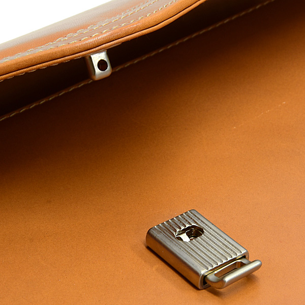 Alfa Romeo Leather briefcase(Beige)