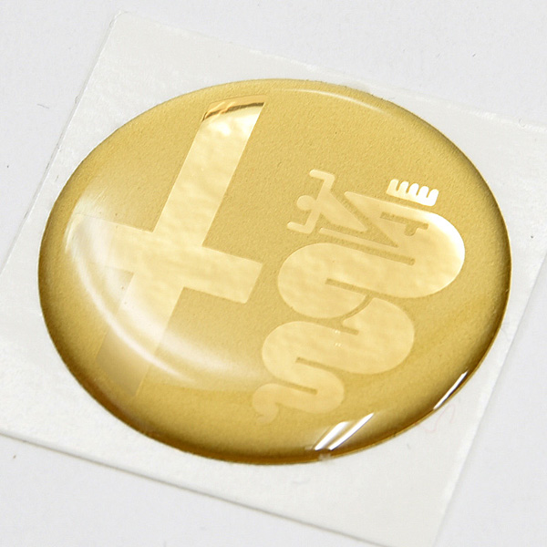 Alfa Romeo 3D Emblem Sticker(Gold/33mm)
