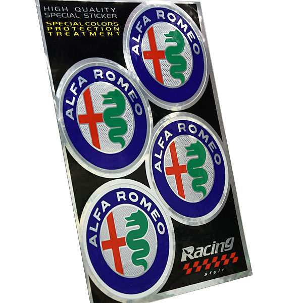 Alfa Romeo New Emblem Stickers Set(4pcs.)