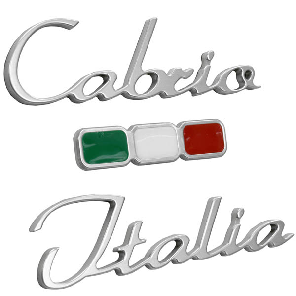 ABARTH Genuine Cabrio Italia Logo Emblem