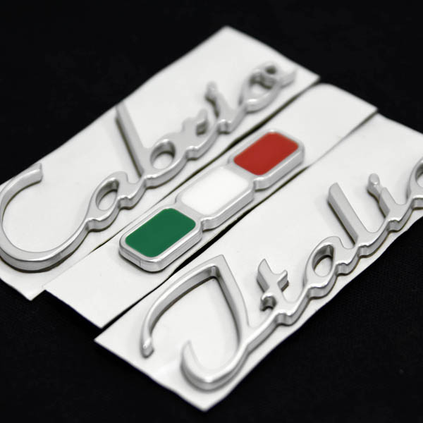 ABARTH Genuine Cabrio Italia Logo Emblem