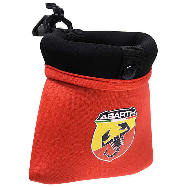 ABARTH Small Pocket with Hook (Red / Color Emblem)