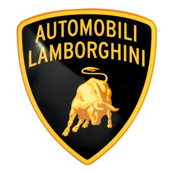 Lamborghini Emblem Shaped Sticker