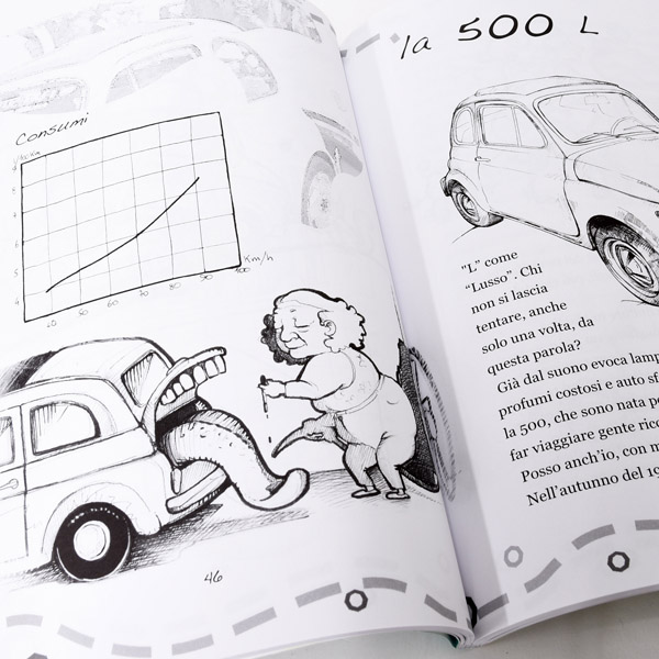 500 disegni book by FIAT 500 CLUB ITALIA