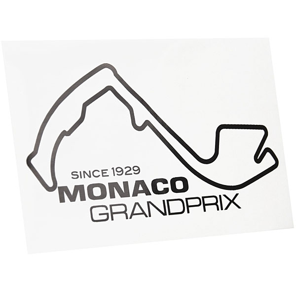 MONACO Grand Prix Official Sticker (Black)
