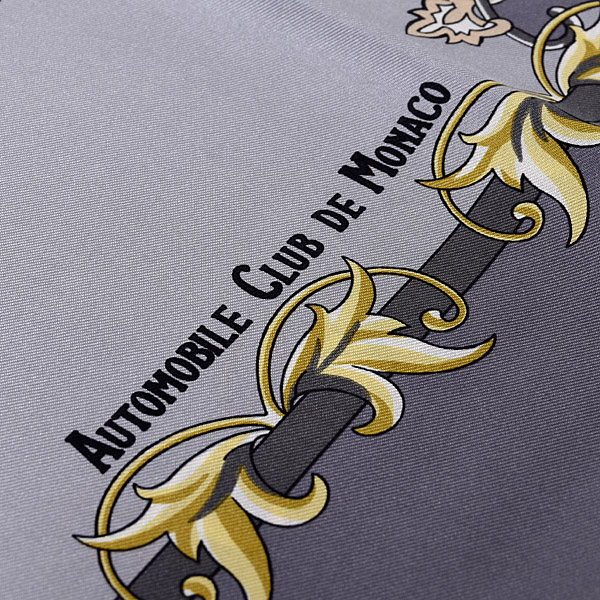 AUTOMOBILE CLUB DE MONACO Official Silk Scarf(Gray)