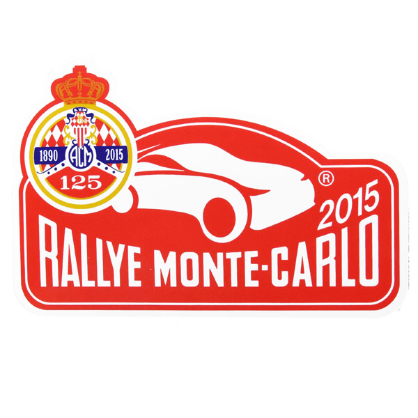 Rally Monte Carlo 2015 Official Sticker(125th Anni)