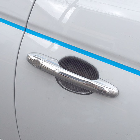 ABARTH 500 Carbon Door Handle Panel Cover by THREE HUNDRED