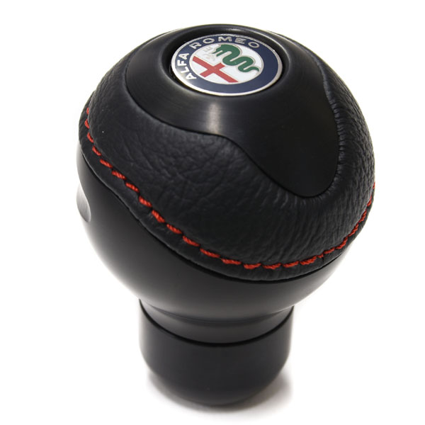 BLACK Gear Knob -TUNE IT BLACK- (Normal/Alfa Romeo New Emblem)