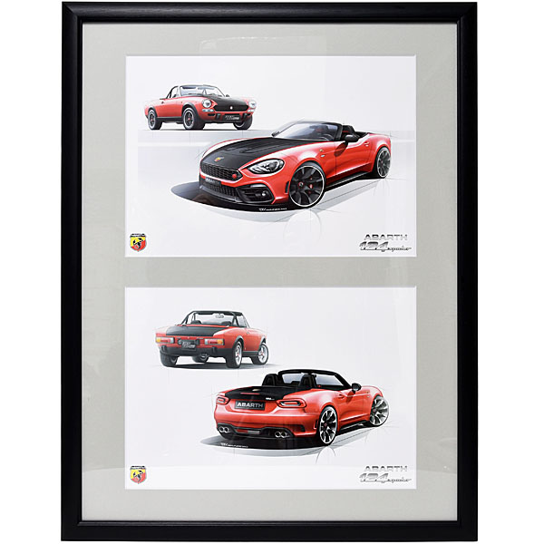 ABARTH½ãÀµ124 spider³ÛÁõ¥Ý¥¹¥¿¡¼(¥ì¥Ã¥É)