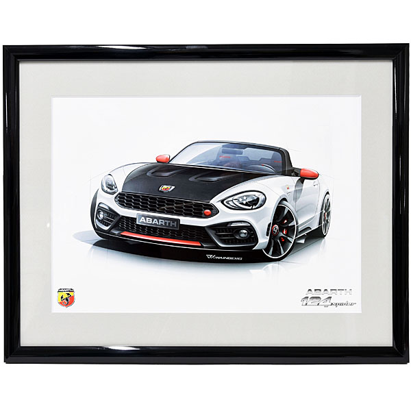 ABARTH½ãÀµ124 spider³ÛÁõ¥Ý¥¹¥¿¡¼(¥Û¥ï¥¤¥È)