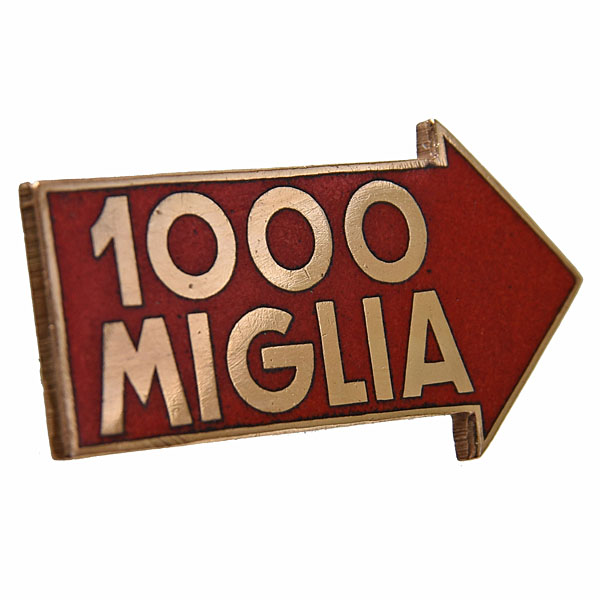1000 MIGLIA七宝バッジ(1950年代オリジナル品) by LORIOLI MILANO