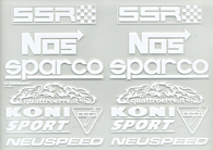 Sponsor Logo Sticker Set