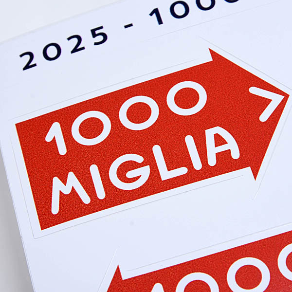 1000 MIGLIA 2025 Official Sticker Set