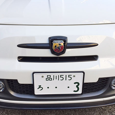 ABARTH 500¥«¡¼¥Ü¥ó¥Õ¥í¥ó¥È¥¤¥ó¥Æ¡¼¥¯¥«¥Ð¡¼by THREE HUNDRED