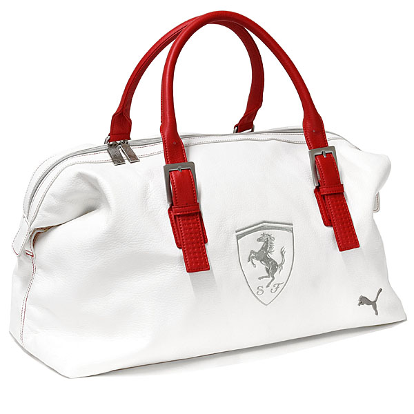 Ferrari Boston Bag(White) by PUMA